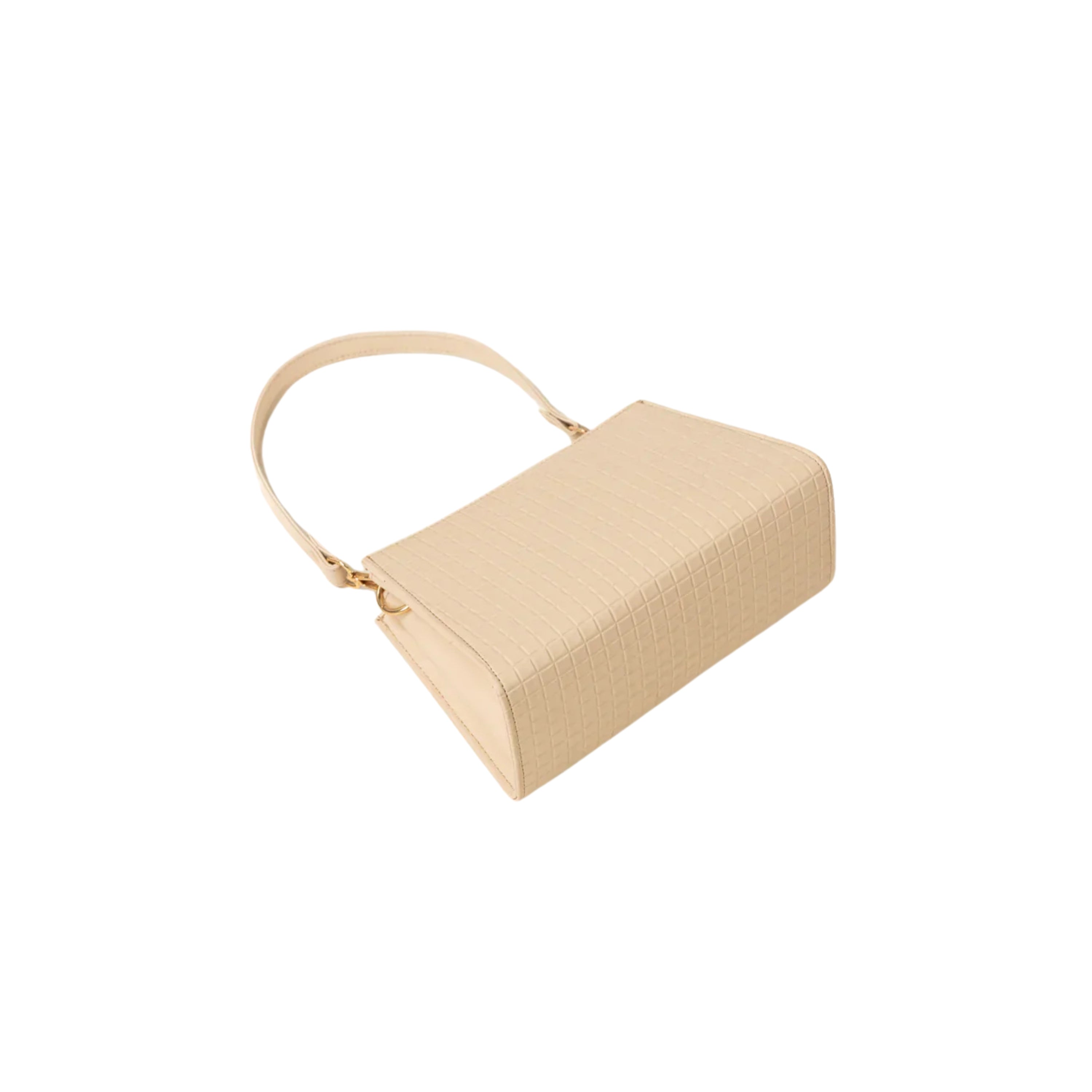 Boxed Beige Shoulder Bag women