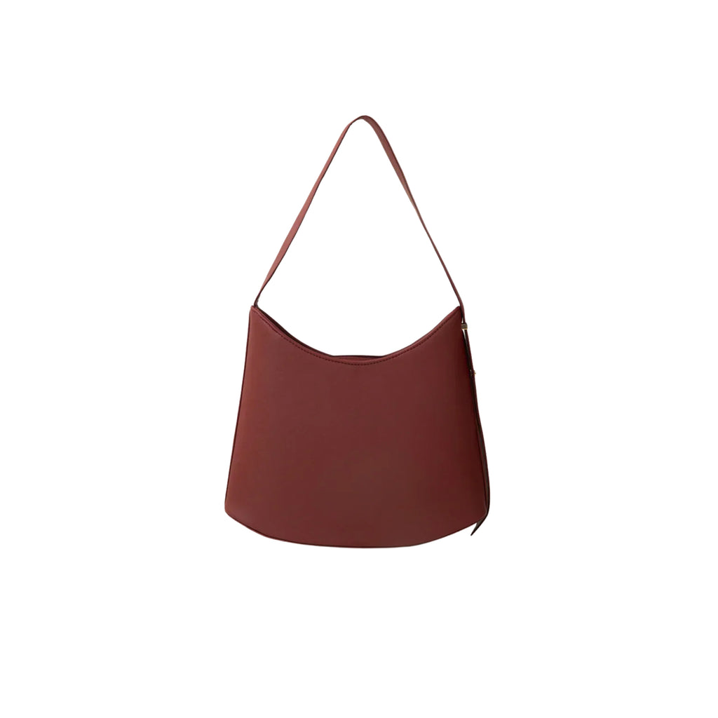 Curved Matte Shoulder Bag