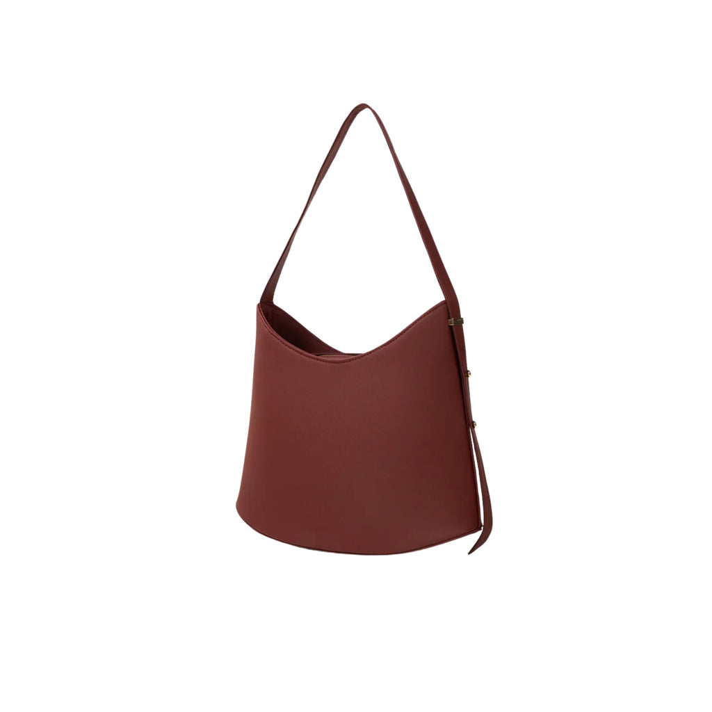 Curved Matte Shoulder women Bag