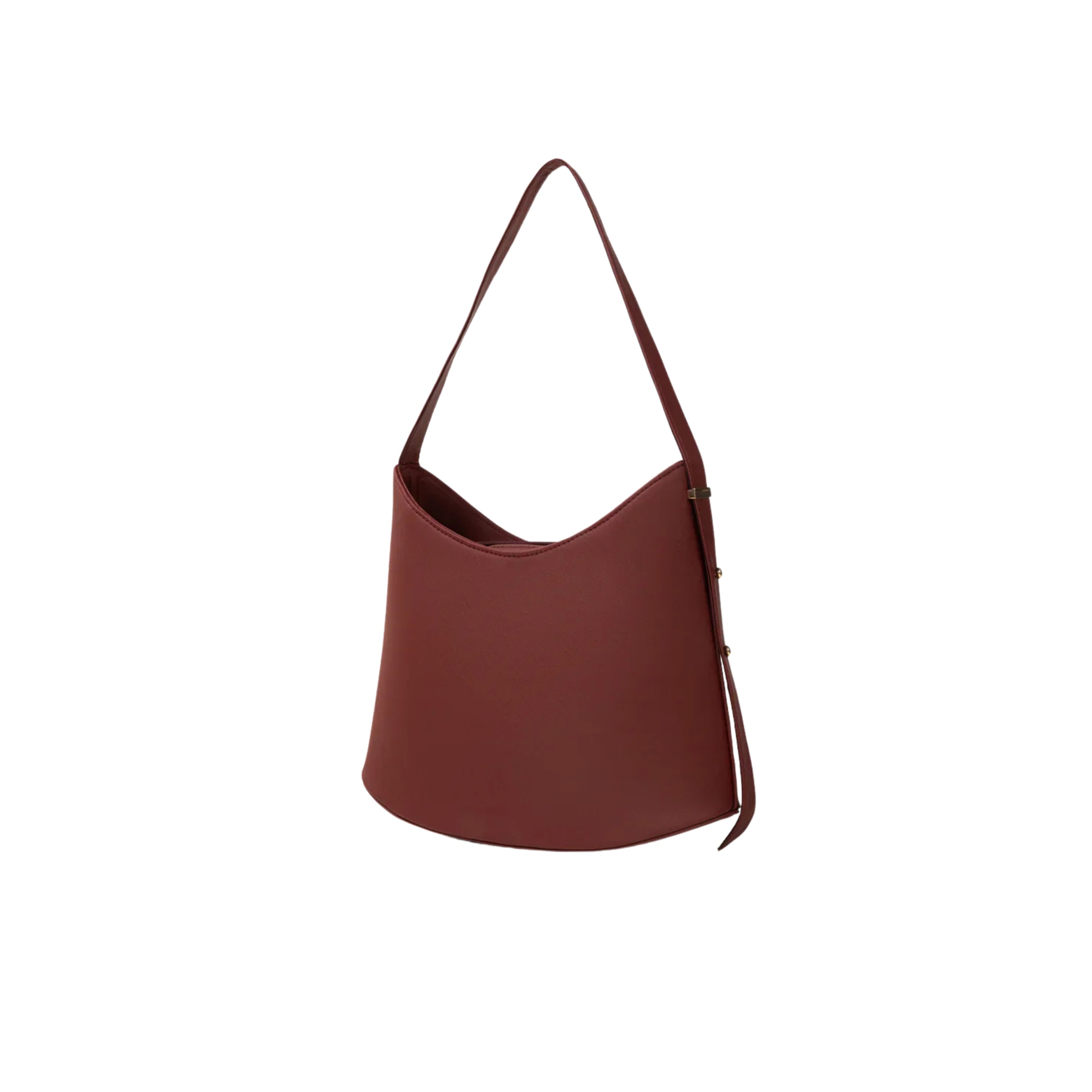 Curved Matte Shoulder women Bag