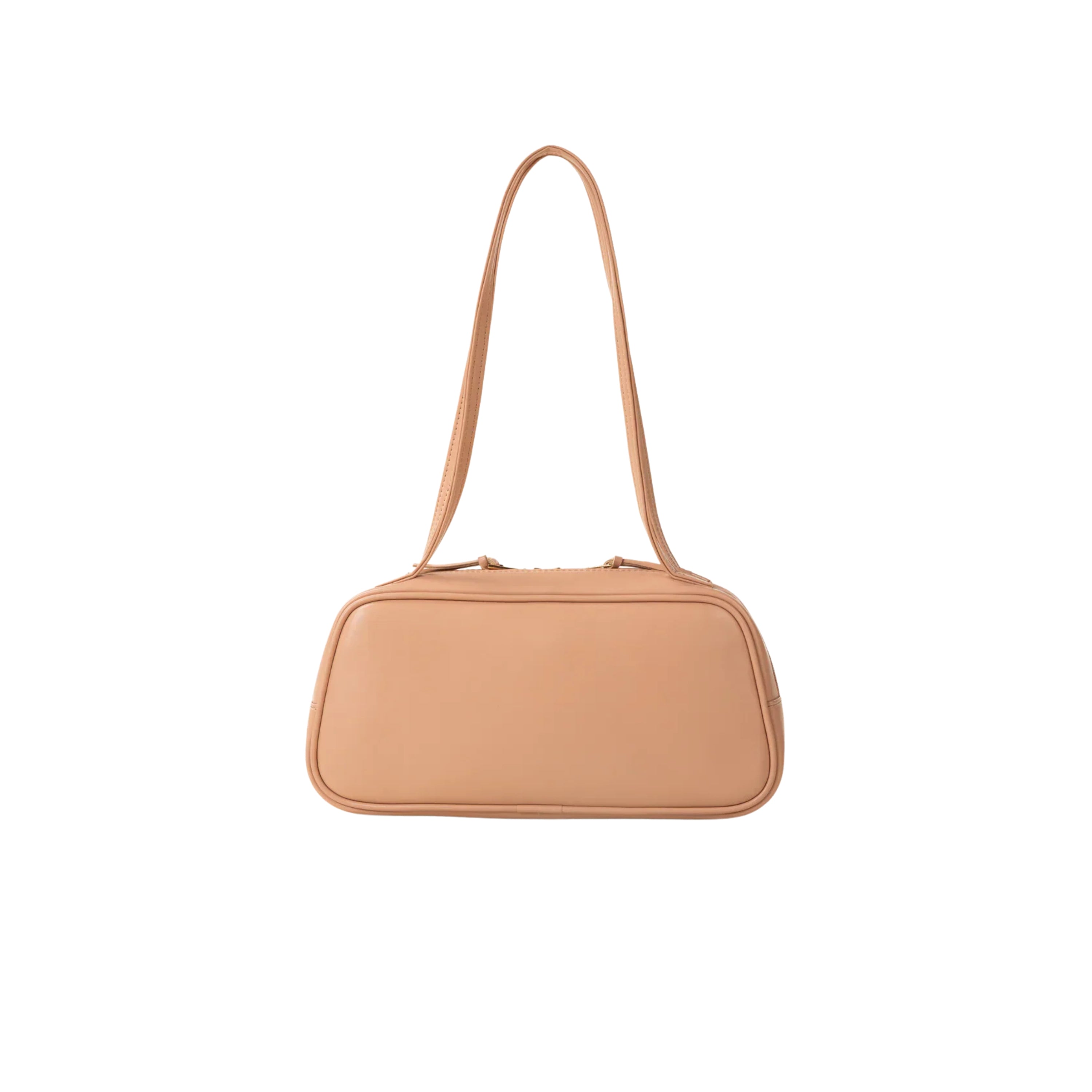 Pink zip-top Shoulder Bag